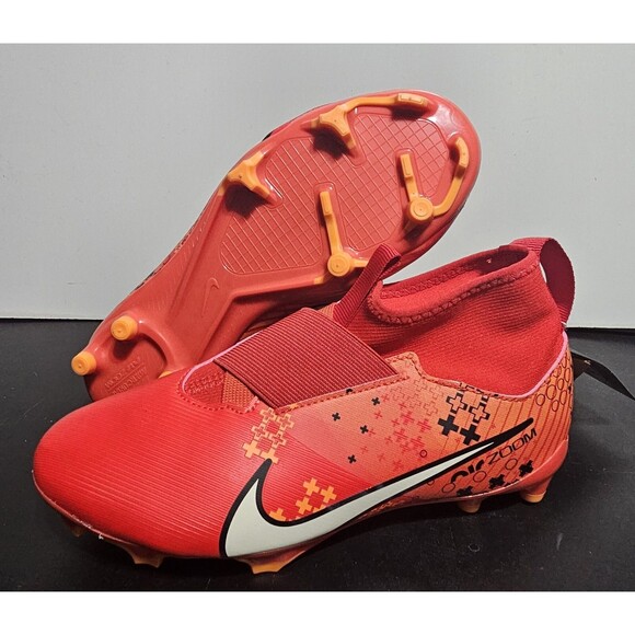 Nike Zoom Mercurial Superfly 9 CR7 Soccer Cleats Speed Crimson Sz 6Y FJ0353-600 - Picture 9 of 10